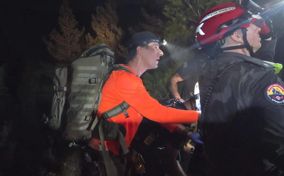 חילוץ לילי בסבך היער: תשוש נפש מירושלים חולץ במבצע מורכב